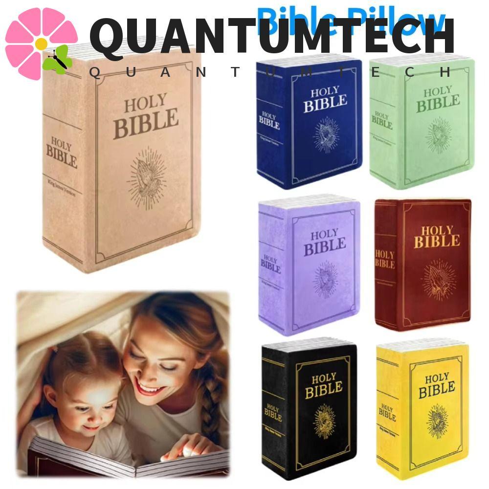 Gối Kinh Thánh QUANTUMTECH, Gối Sofa Nhìn Thực Tế Gối Ném Kinh Thánh, Phòng Khách 33 * 22cm Dễ Thươn