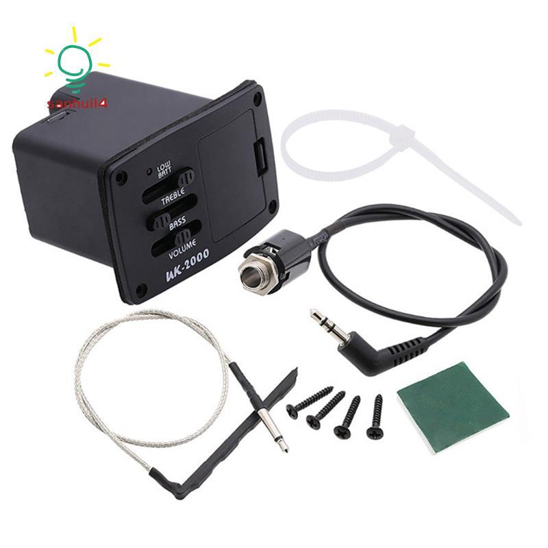 Xe Bán Tải UK-2000 Ukulele Mini Guitar Pickup 2 Ban Nhạc UK2000 EQ Equalizer Hệ Thống Cho Đàn Ukulel