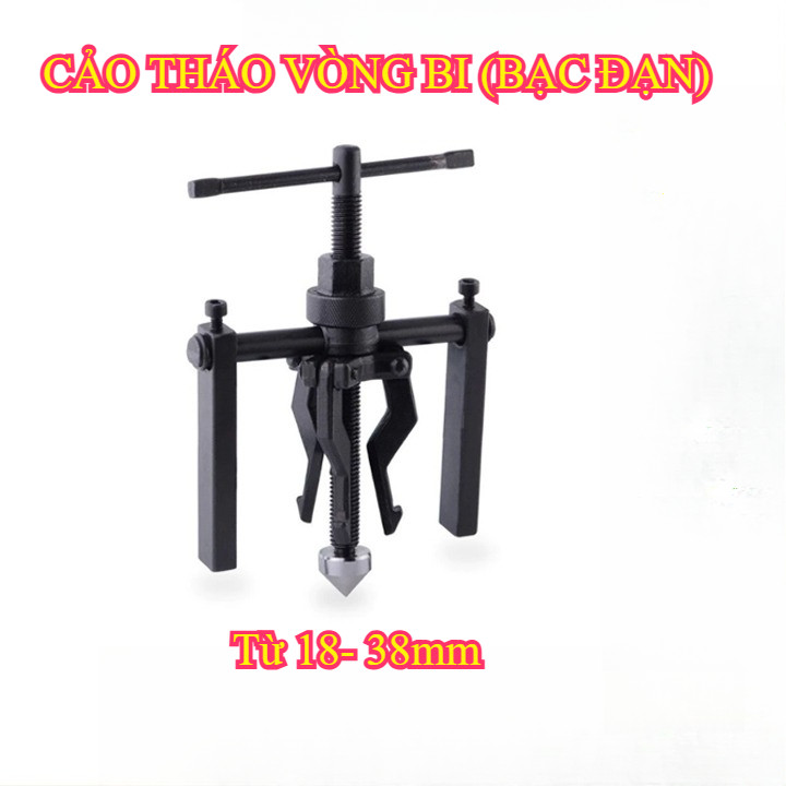 Vam 3 càng - Cảo 3 chân mở vòng bi - Vam tháo vòng bi bạc đạn kích thước từ 18-38mm