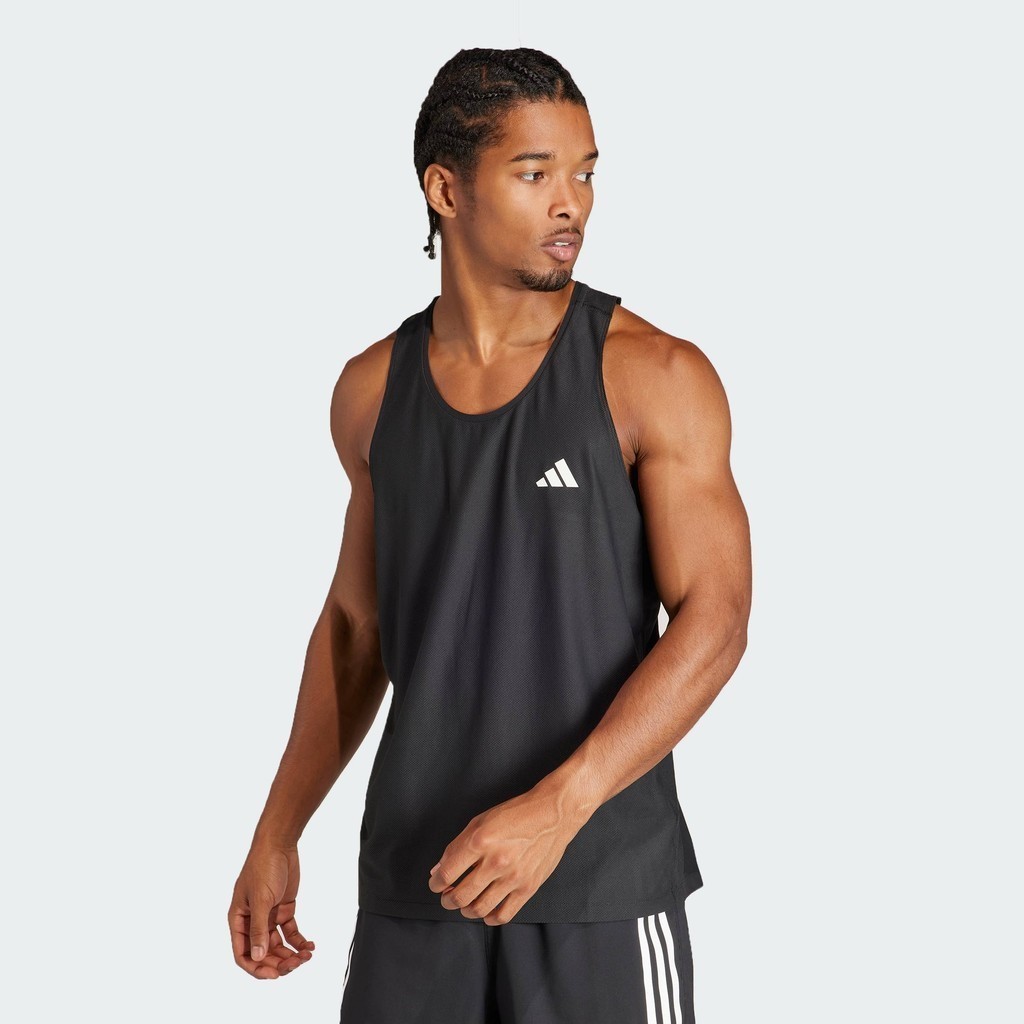 adidas Running Own The Run Tank Top Men Black IN1499