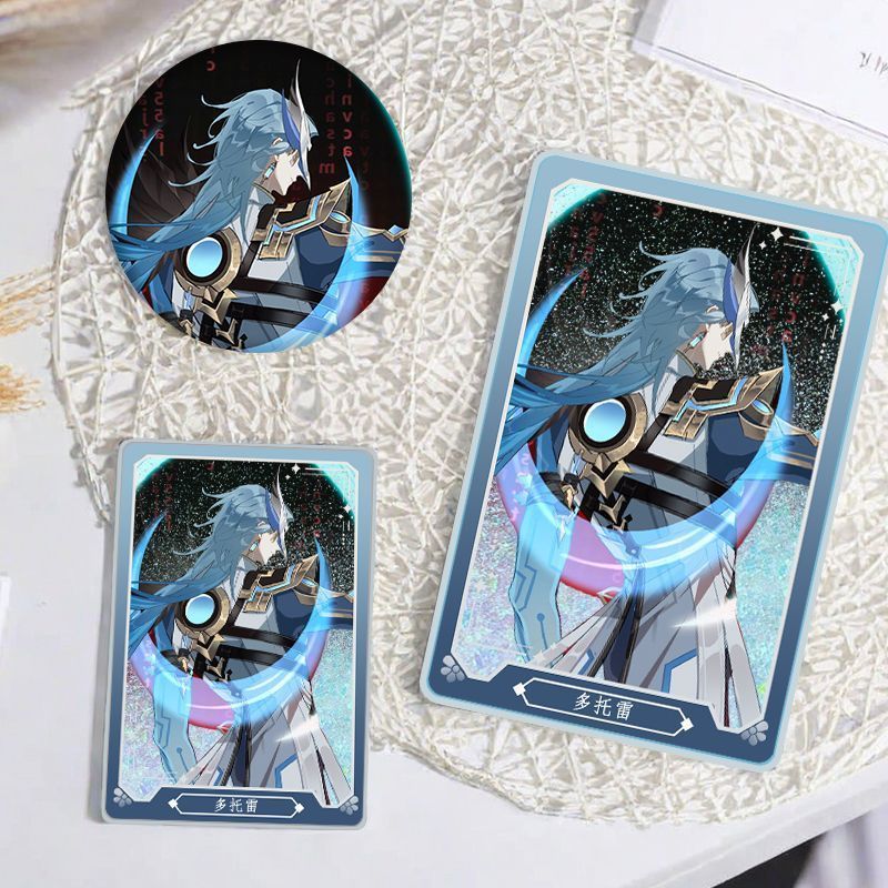 Genshin Impact / Dottore / Genshin Dottore Hàng hóa Long lanh Bộ sưu tập thẻ Acrylic Huy hiệu thẻ Đồ