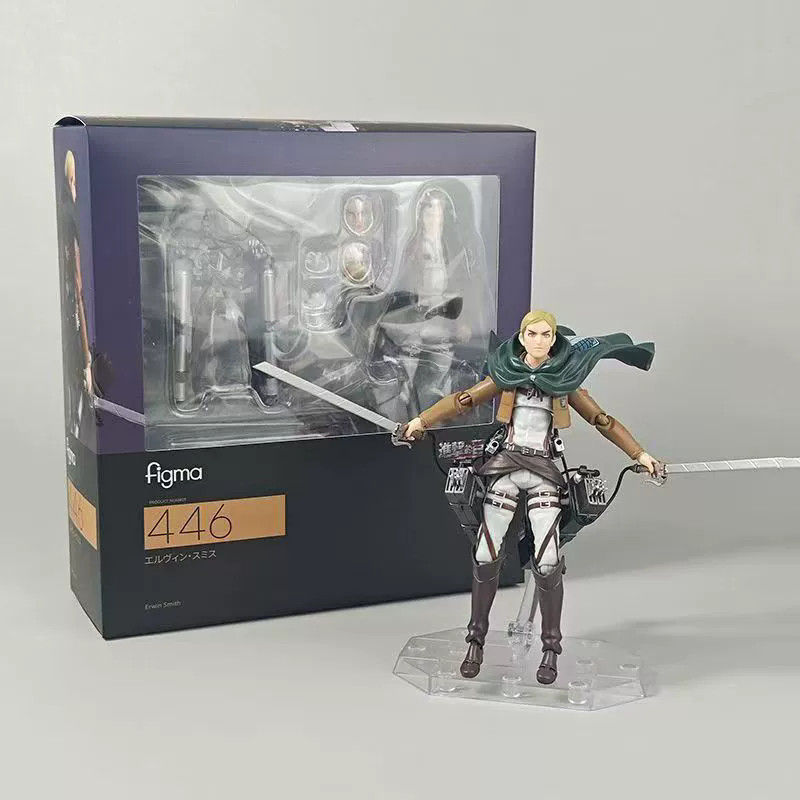 Attack On Titan Figma 446 Erwin Smith Nhân vật hành động PVC
