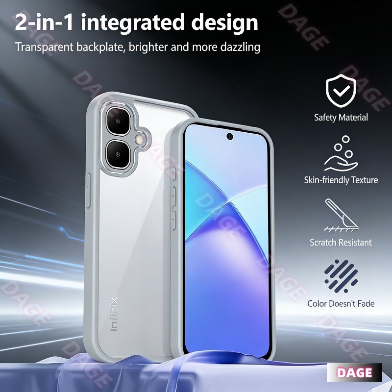 Ốp điện thoại Acrylic Cho Infinix Smart 10 8 Plus 9 HD 8 Pro POP 9 POP 10 Bảo Vệ Camera Ốp điện thoạ