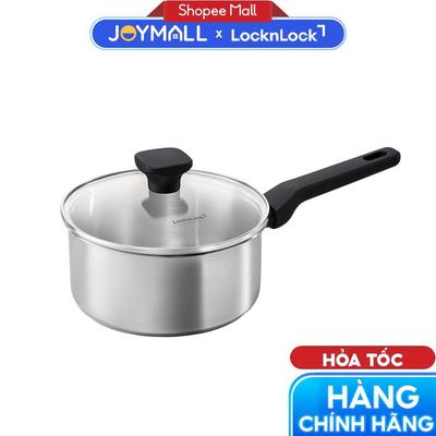 Quánh Inox 304 LocknLock Daily STS PPW CSS1823IH 18cm , Hàng Chính Hãng, Dùng Cho Mọi Loại Bếp - JoyMall