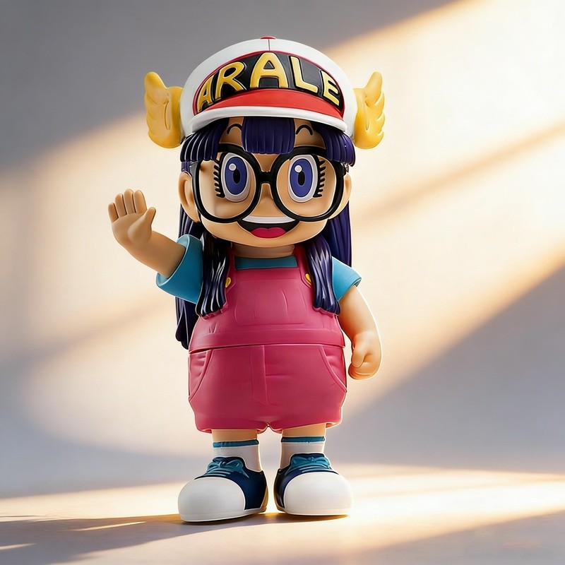 IQ Tiến sĩ Arale Arale Hình Xiaoyun Xiaoyu Anime Đồ Chơi Cô Gái Quà Tặng Sinh Nhật Trang Trí Văn Phò