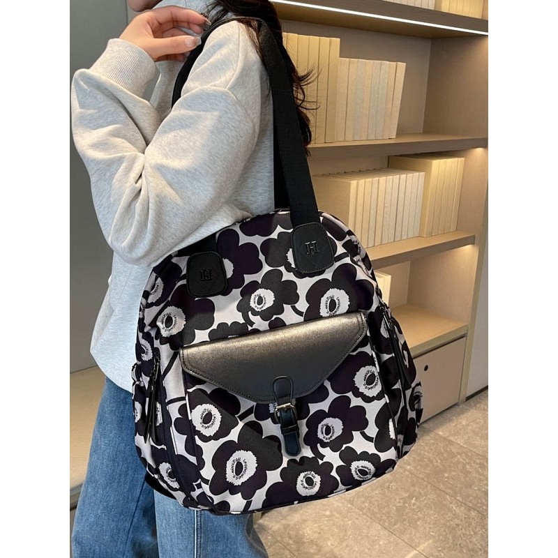 Authentic women's bag, new Chinese-style backpack, trendy new fashion Oxford cloth women's backpack,