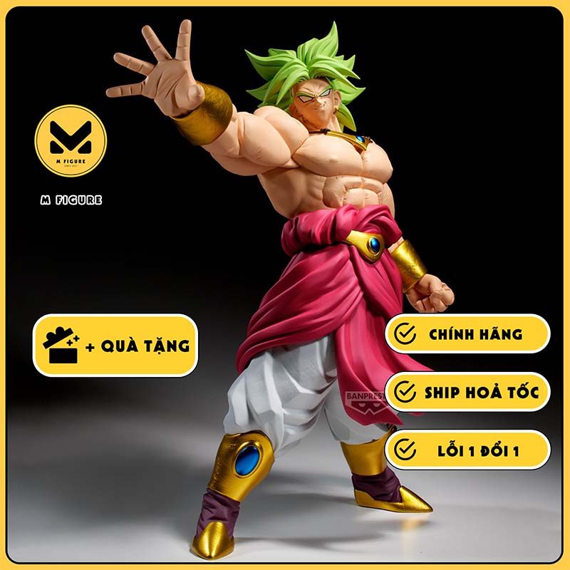 MÔ HÌNH Broly Legendary SSJ - Dragon Ball Z -  Grandista (Bandai Spirits) FIGURE CHÍNH HÃNG