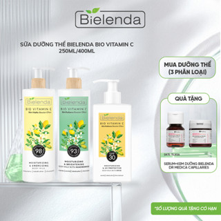 Sữa dưỡng thể trắng da Bielenda Bio Vitamin C bảo vệ da toàn diện 250ml/400ml