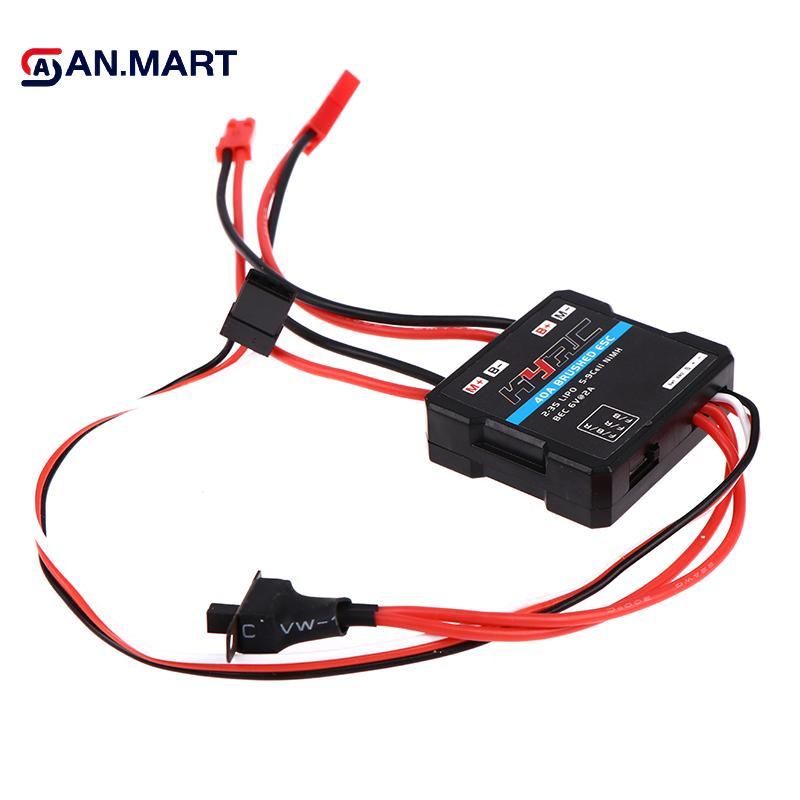 AN.MART 40A Chải ESC Bộ Điều Khiển Tốc Độ Điện Tử Cho WPL C24 C34 MN D90 MN99S MN86S CỦA TÔI