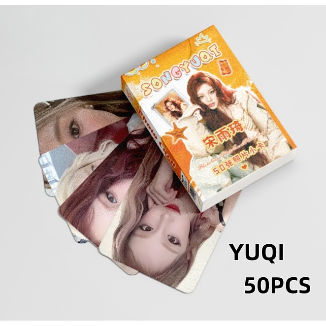 10-127 Chiếc I-DLE We Are Hologram Laser LOMO Card I SWAY 2nd Full Album Super Lady Photocards GIDLE