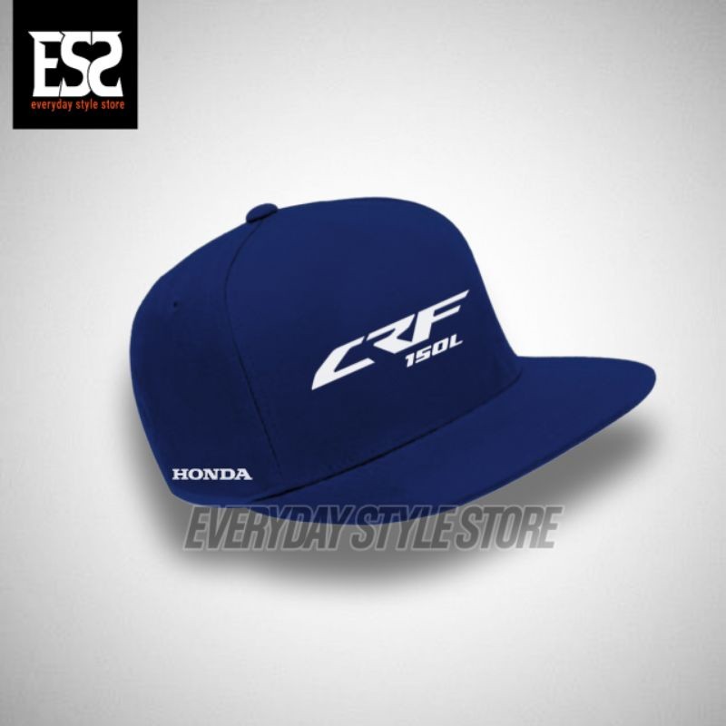 Giảm giá hấp dẫn [Readystock] Mũ Snapback nam HONDA Phụ kiện thời trang Mũ xe đua Hip Hop Honda CRF