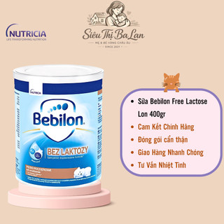 Sữa Bebilon Freelactose Bez Laktozy cho bé bất dung nạp - Lon 400gr