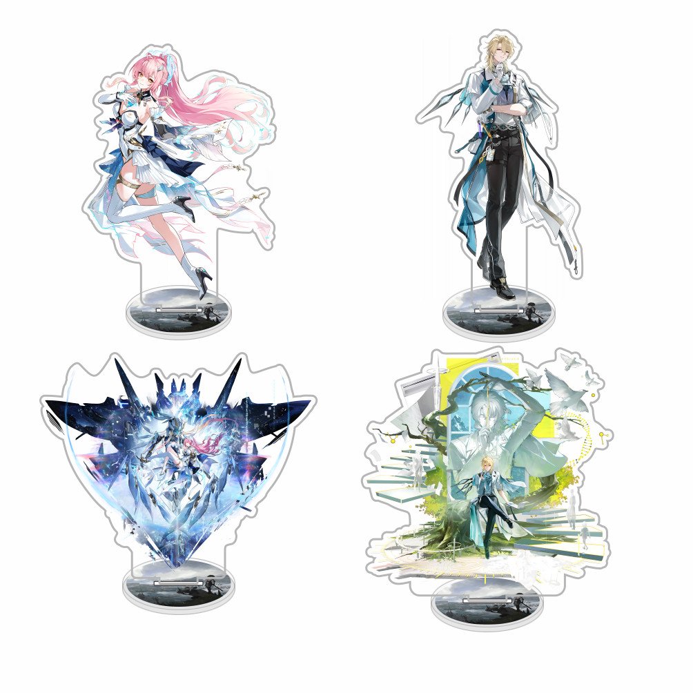 Wuthering Waves Augusta Gallery Figure Stand Model Plate Key  LUUK HERSS AEMEATHA Acrylic Standing A