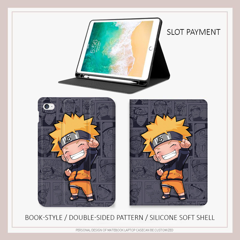 ốp ipadNaruto Uzumaki smile air6 ipad a16 gen 11 Air M3 Air 4/5/6 Air7 10.2 Gen 7/8/9ipad air m3 ốp 