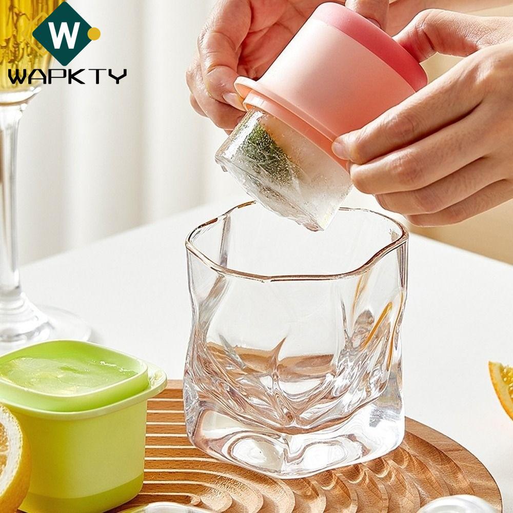 Khuôn làm đá viên WAPKTY, Máy làm đá đa chức năng có thể tái sử dụng, Dụng cụ nhà bếp thời trang Máy làm đá viên cho tủ đông Đồ uống đá