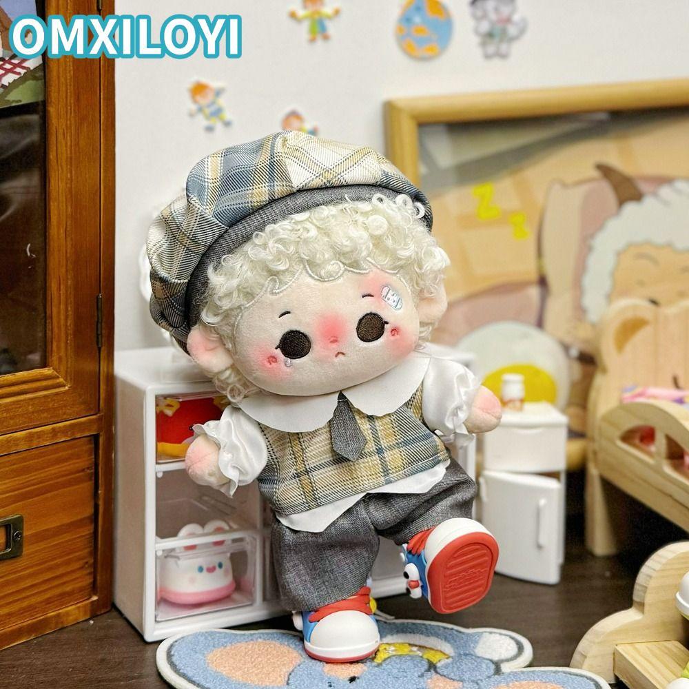 OMXILOYI Quần áo búp bê Cotton 20cm, Phụ kiện búp bê xinh xắn dễ thương, Quà tặng đồ chơi bé gái chấ