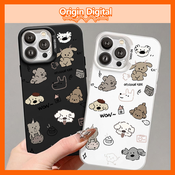 Ốp lưng iPhone Cún dễ thương On Cloud Nine cho11 12 13 14 15 16 17 Pro Pro Max Plus XS XR XS Max