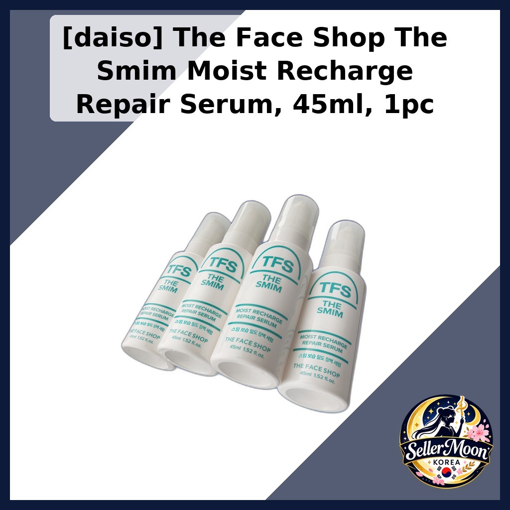 [daiso] The Face Shop The Smim Moist Recharge Repair Serum, 45ml, 1pc / Serum Hàn Quốc / Recharge Mo
