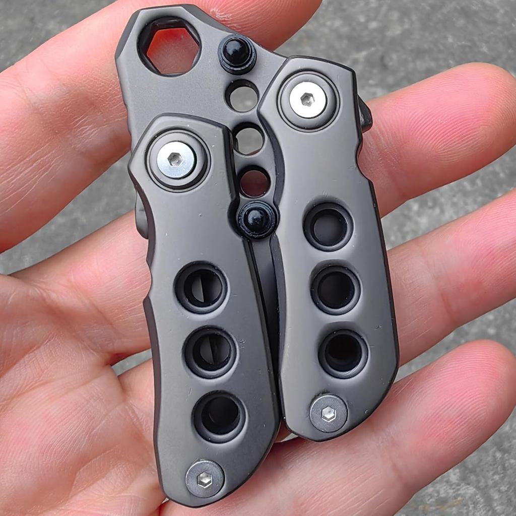 EDC Fidget Thanh Trượt Fidget Đồ Chơi Giảm Căng Thẳng Cho Người Lớn Từ Kim Loại Đa Năng Crowbar Fidg