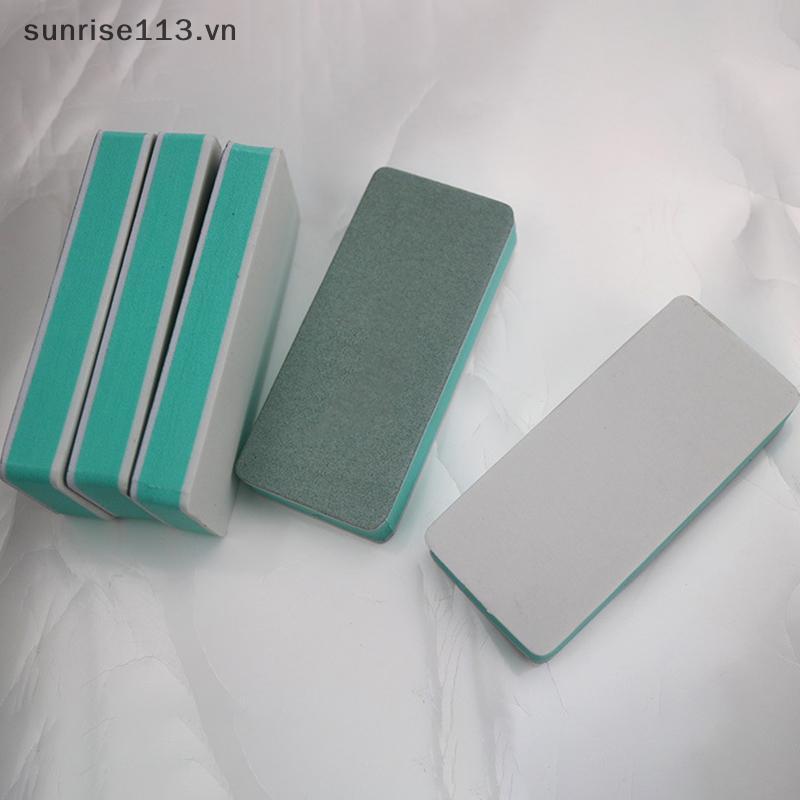 SR Beauty 10 chiếc 600 / 3000 Grit Nail Buffer Blo Polishing UV Gel Nail Polisher Shiner Buffer File