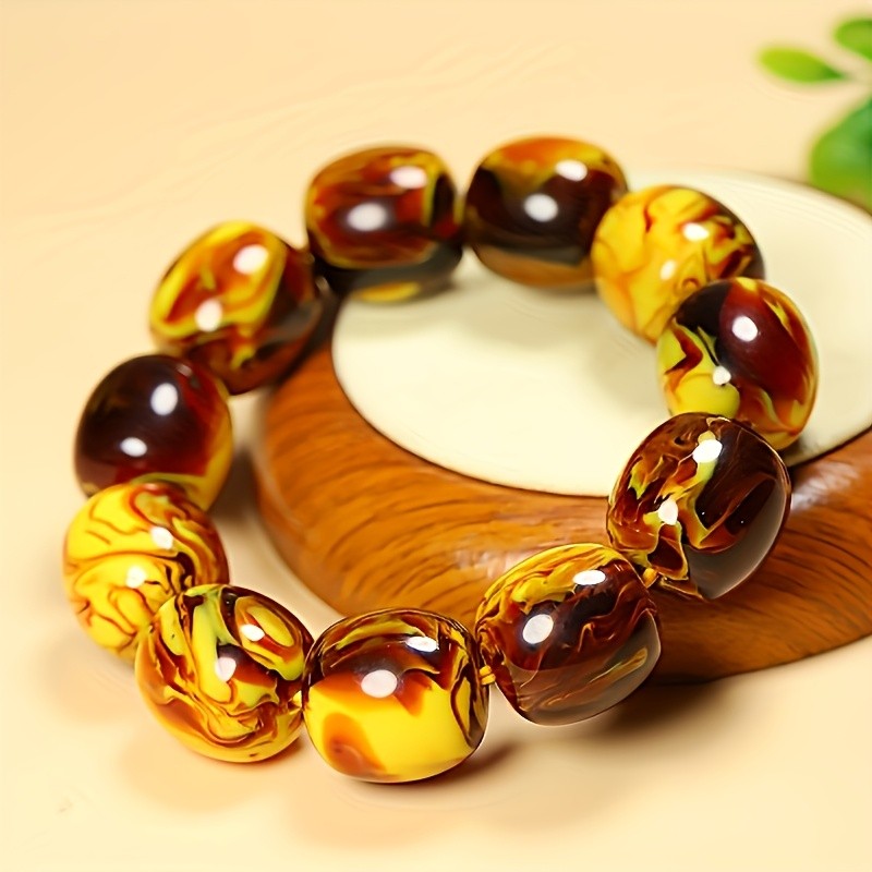 Vòng tay sáp ong Bohemian Amber-Retro Style