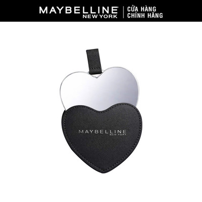 [QUÀ TẶNG KHÔNG BÁN] Gương trang điểm trái tim màu đen Maybelline New York