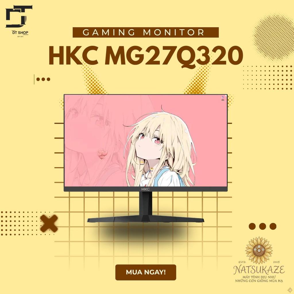 Màn Hình Gaming GIGABYTE M27Q-EK 27" 2K SS IPS - 170Hz, 0.5ms, Tích Hợp KVM Độc Đáo  Natsukaze ProTe
