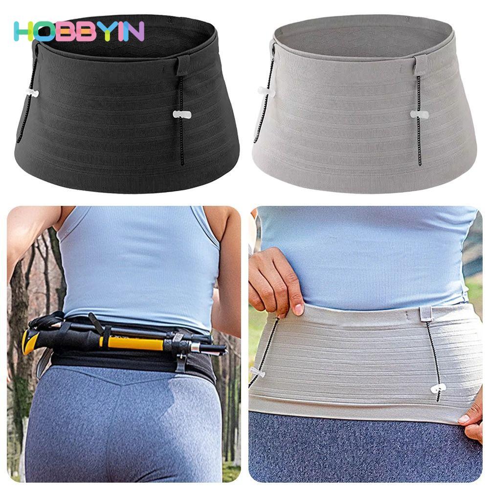 HOBBYIN 1 Túi Thắt Lưng Thể Thao, Đai Chạy Bộ Ngoài Trời Tập GymSport Túi Thắt Lưng, Nam Nữ Ẩn Chạy 