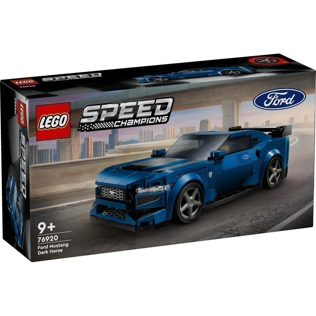 LEGO SPEED CHAMPIONS 76920 Đồ chơi lắp ráp Siêu xe Ford Mustang Dark Horse