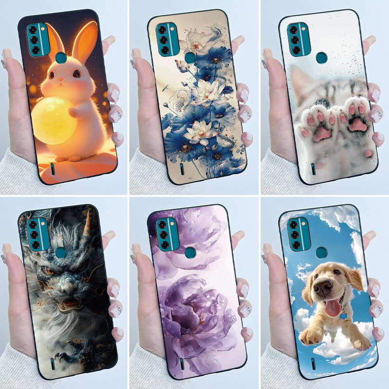 Ốp Cho Nokia C31 Ốp Lưng Thẩm Mỹ Sang Trọng Dễ Thương Thoáng Mát Bé Trai Bé Gái Silicon Mềm Đen Mờ C