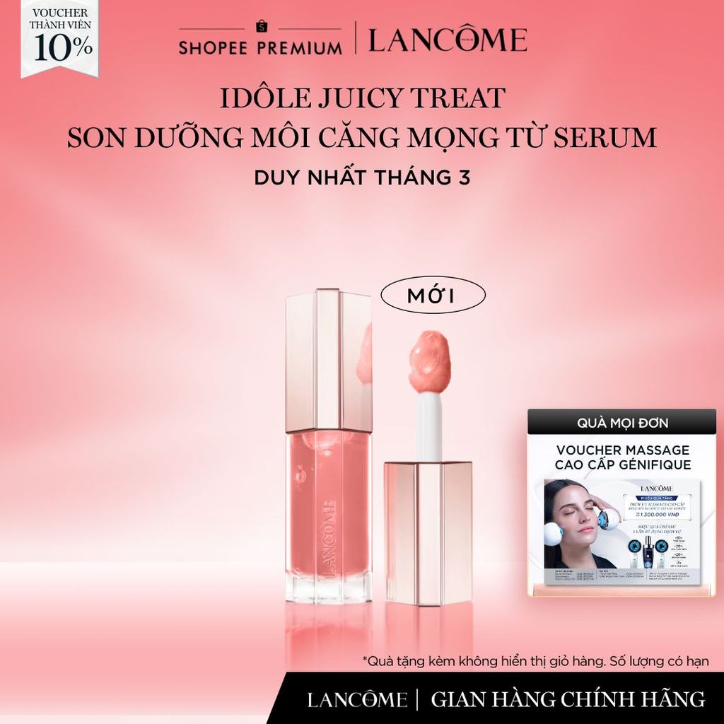 Son Dưỡng Môi Căng Mọng Từ Serum Lancome Idole Juicytreat