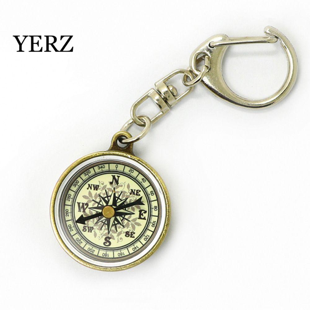 Mini La Bàn Treking Hợp Kim Kẽm Chất Lượng Cao - Mặt Dây ChuyềnVintage