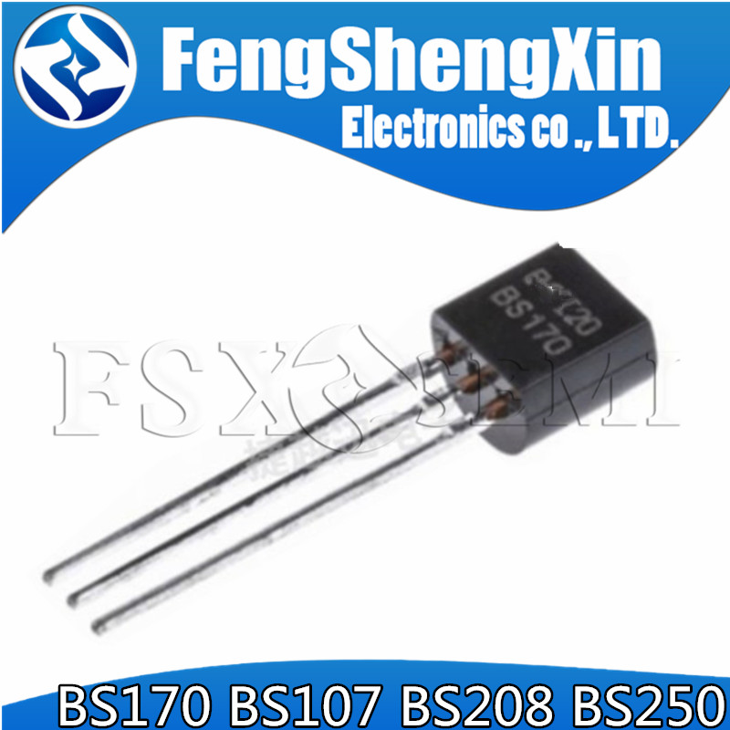 10 CÁI BS170 TO-92 TO92 BS107 BS107A BS250 BS208 triode bóng bán dẫn MOSFET