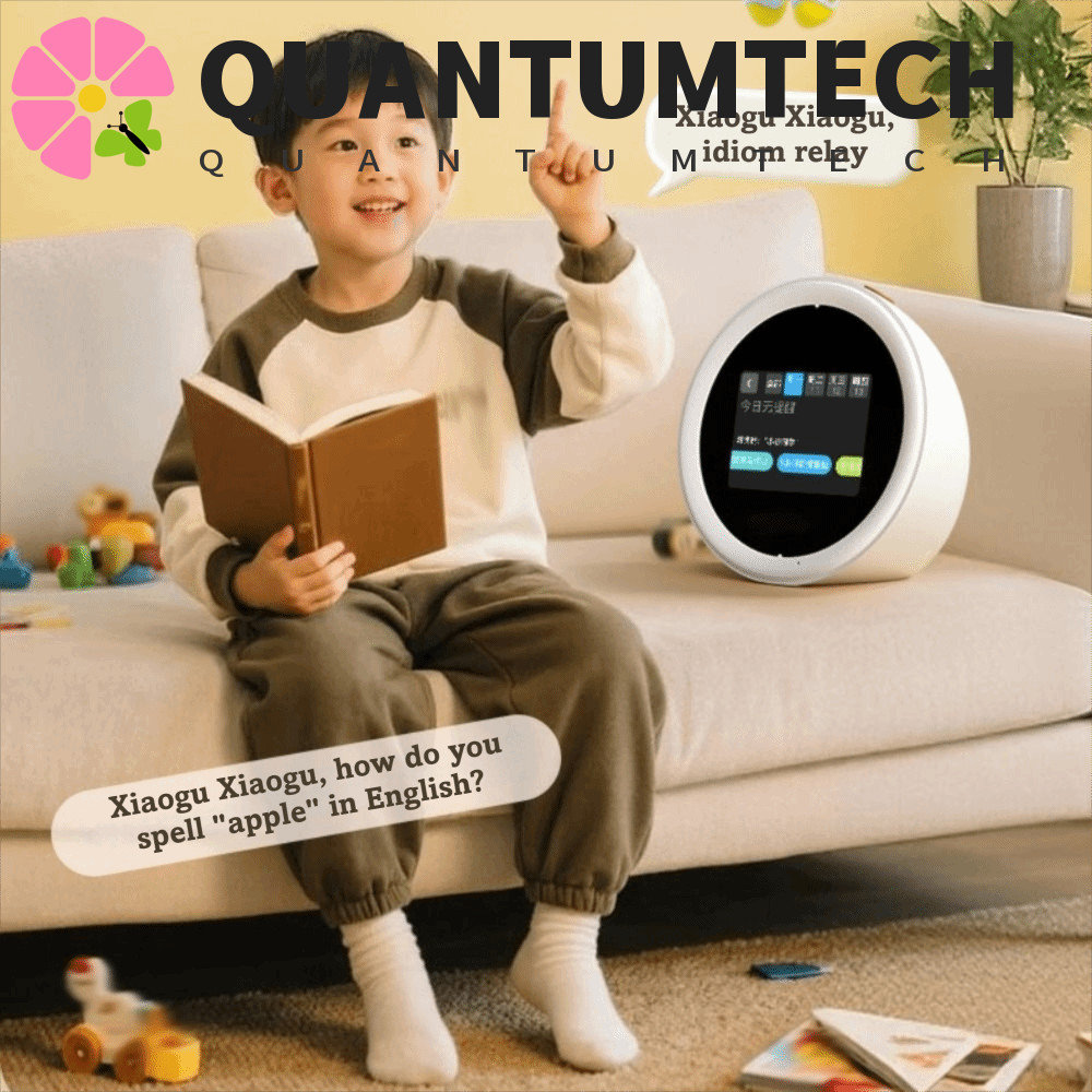 Đồng hồ báo thức thông minh QUANTUMTECH N2, Hẹn giờ tự kỷ luật Công nghệ AI Loa AI, Loa hẹn giờ Đối 