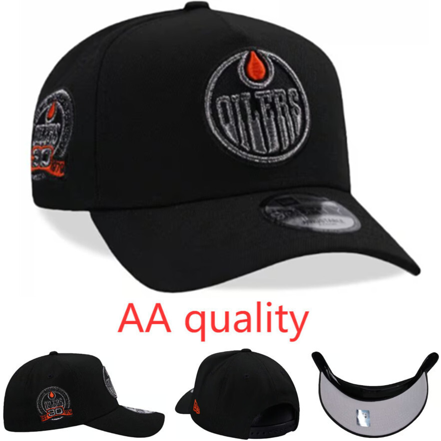 Kính chào Mũ snapback 9Forty A Frame kim loại phiên bản đặc biệt kỷ niệm 30 năm đội Edmonton Oilers