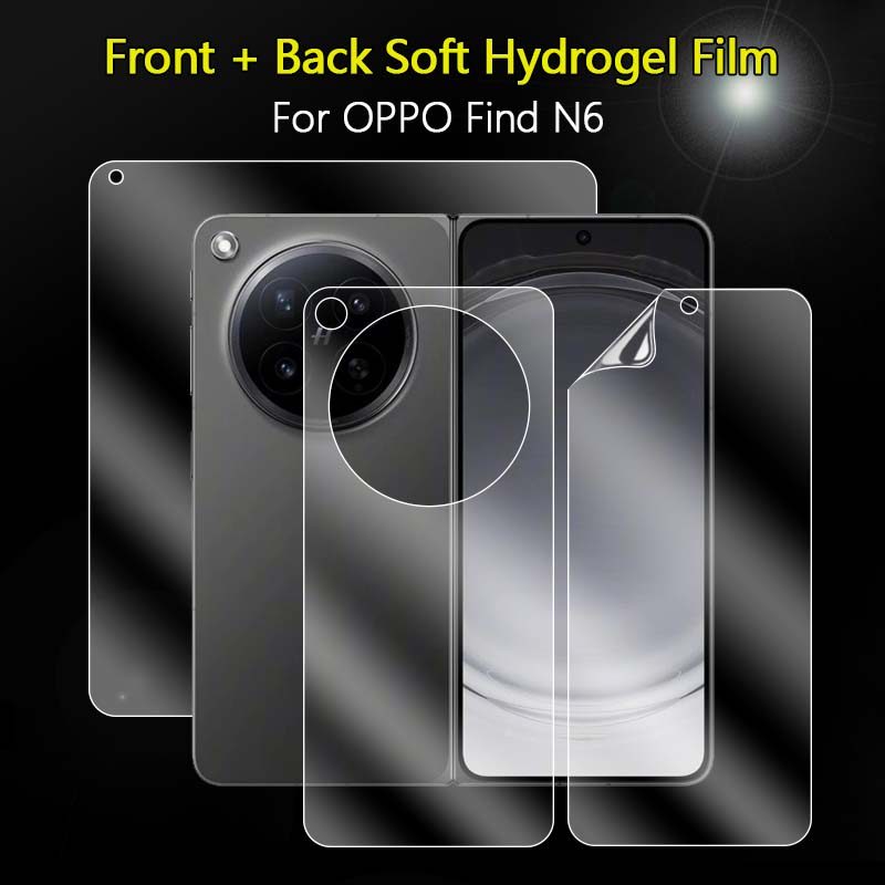 Phim TPU Mềm Trước / Sau Cho OPPO Find N6 N5 N3 Ultra Clear Chống Trầy Xước Bảo Vệ Toàn Diện Màn Hìn