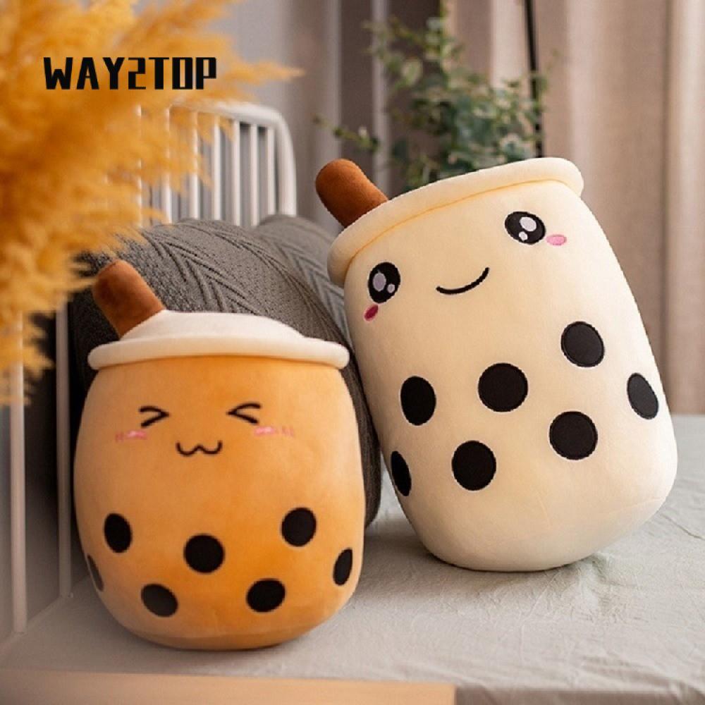 WAY2TOP Gối Trà Bong Bóng, Gối Boba 25 / 35cm, Kawaii Mềm Nhồi Bông Plushie Trẻ Em