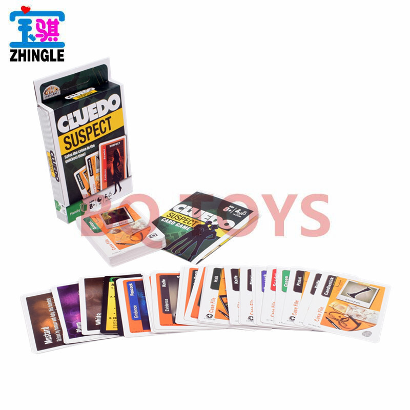 Trò chơi bảng tiệc giải trí gia đình thông thường CLUED ☂ ❈ ❈ ❈ ❈ ❈ ❈ ❈ ❈ ❈ ❈ CLUEDO CARD GAME ♛ ❈ ❈