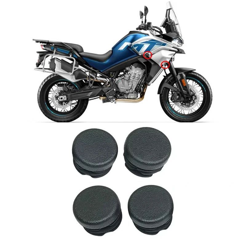 4 Xe Máy Tai Nạn Thanh Khung Lỗ Nắp Nắp Cắm Trang Trí Khung Nắp Bộ Cho CFMOTO 700MT MT700 700 MT CF7