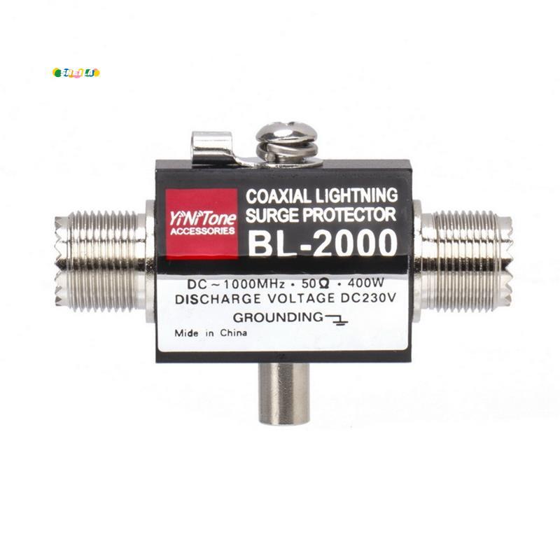 BL-2000 Đồng Trục Chống Sét Bảo Vệ PL259 Nữ Đến PL259 Nữ Đồng Trục Arrestor DC-1000 MHz