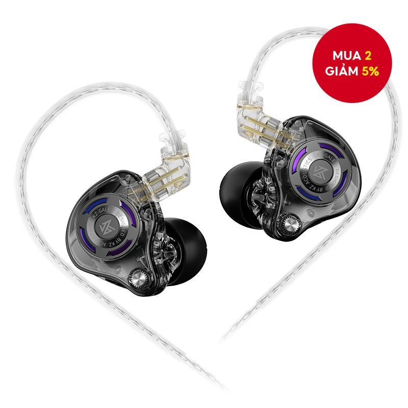 Tai nghe chơi game KZ Gale HiFi Deep Bass Comfort Fit Tai nghe có micrô để chơi game Podcast
