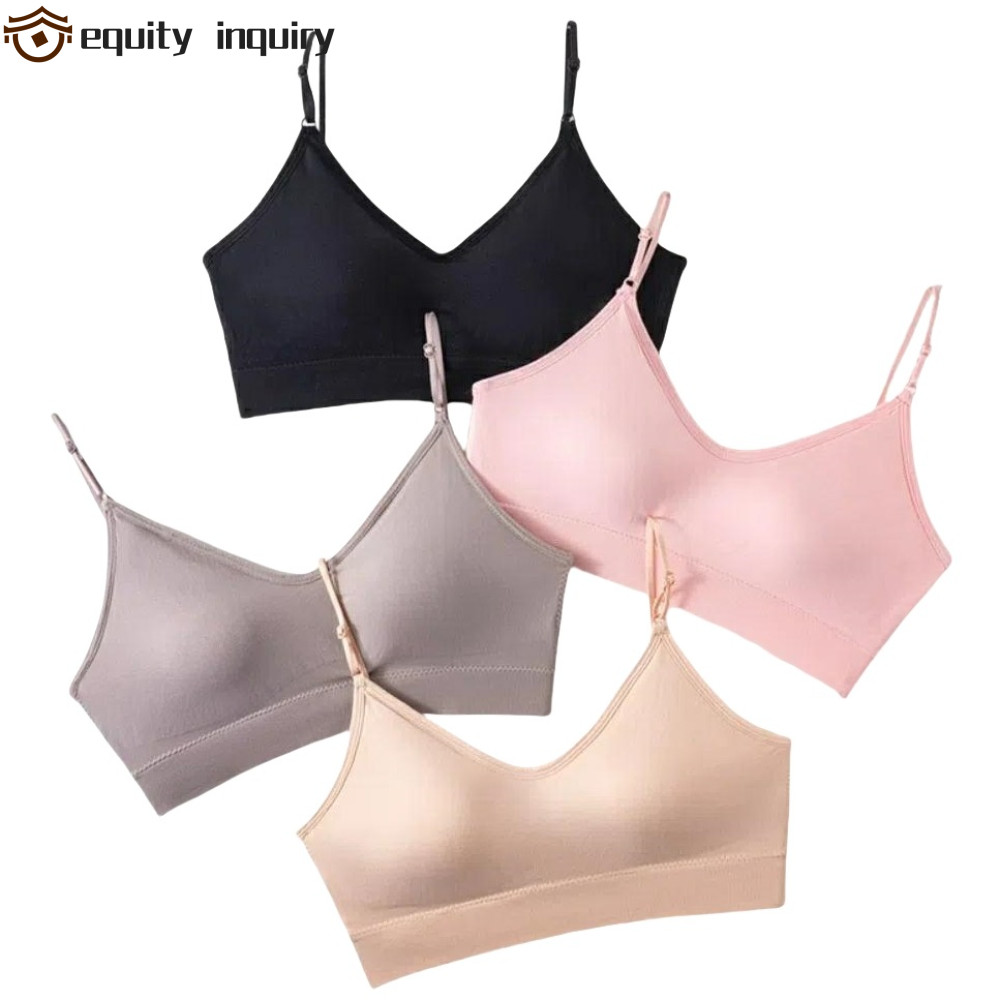equity inquiry EQUITY INQUIRY Áo Ngực Chữ V Không Dây, Thích Hợp Tập Luyện và Đẩy Nâng, Bộ Đồ Lót Nữ