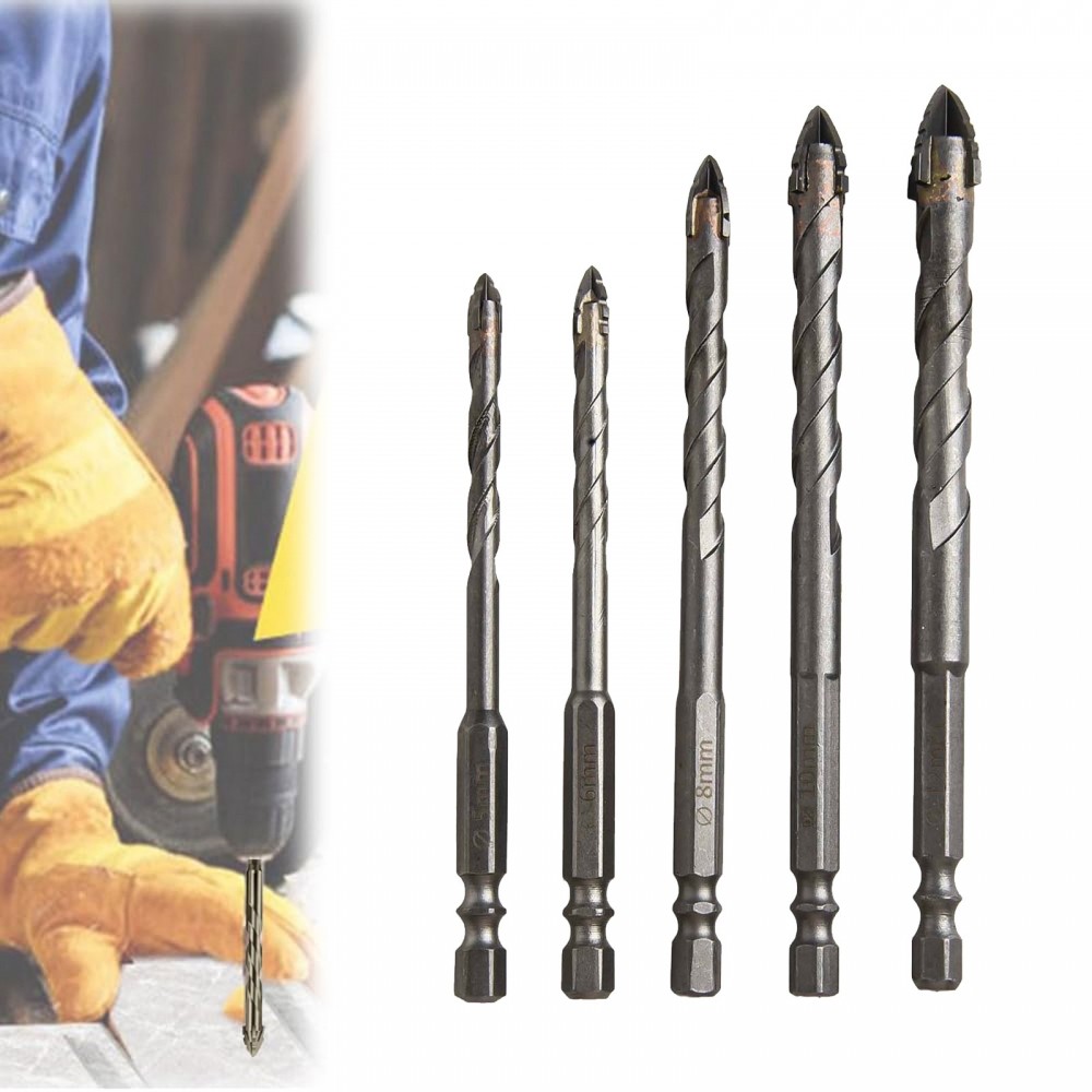 【Clearance】Professional Quality Eccentric Triangle Drill Bits Pack of 5 Available Now【LAGO-VN】