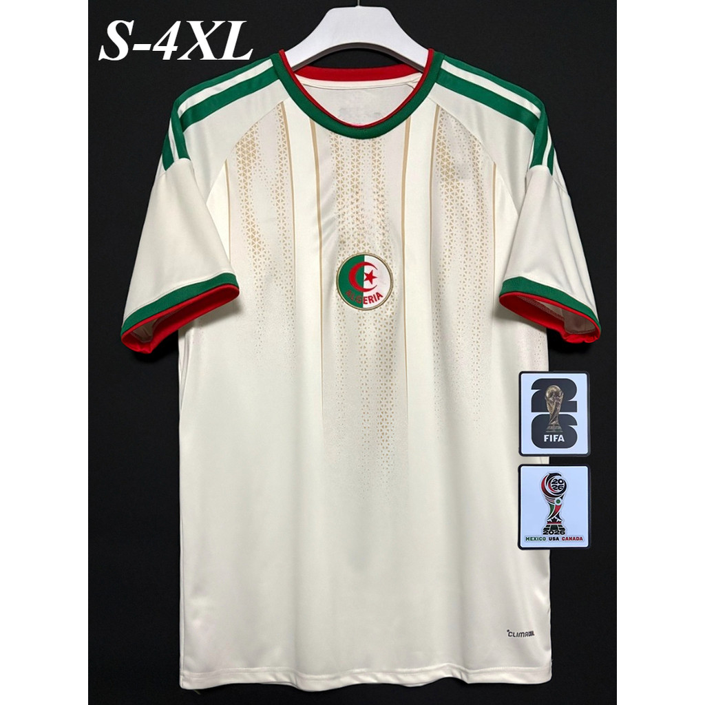 Áo thun ngắn tay bóng đá Algeria sân nhà và sân khách