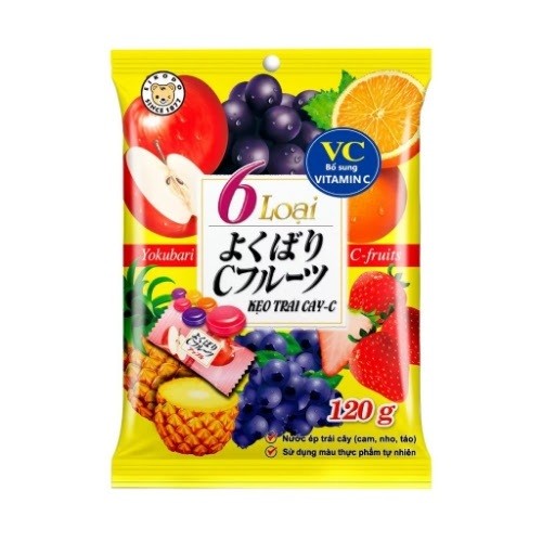 Kẹo trái cây 6 vị Eikodo