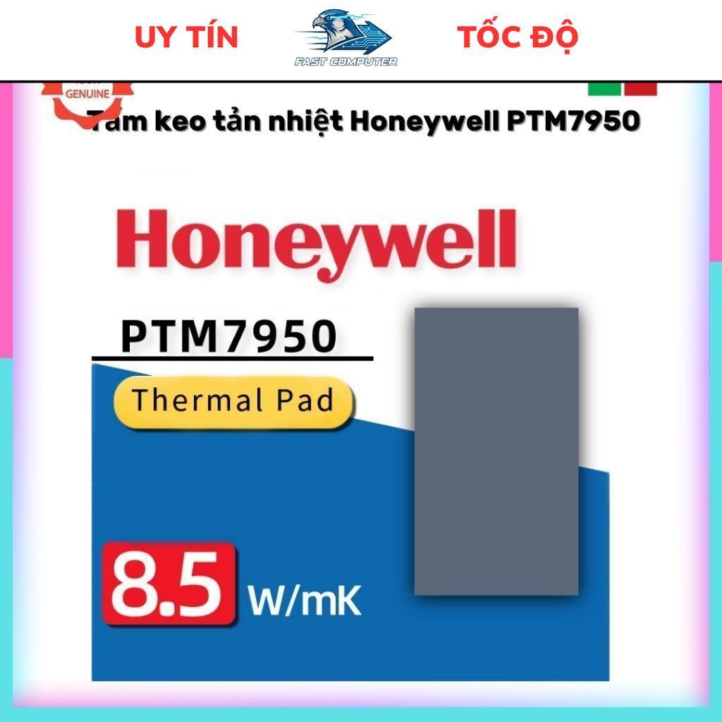 Tấm tản nhiệt CPU GPU Honeywell PTM7950 miếng dán tản nhiệt Honeywell Thermal pad PTM 7950 cho CPU G