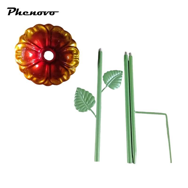 Trạm tưới cây Garden Bee Ground Stakes Bee Feeder Hình hoa chống mưa