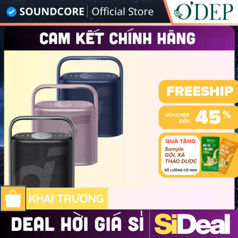 Loa bluetooth Soundcore Motion X500, pin 12h, công suất 40W, âm thanh Hi Res LDAC EQ - SIDEAL SIA