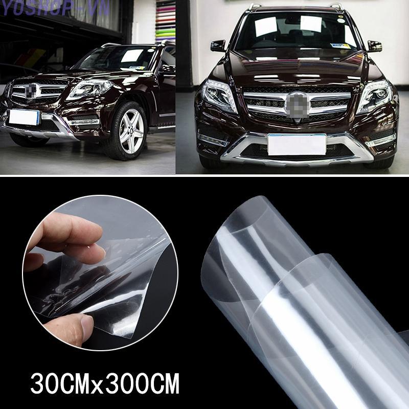 [Ysp]New Decal Auto Truck Universal 3 Layers Clear Transparent Vinyl Paint Protection