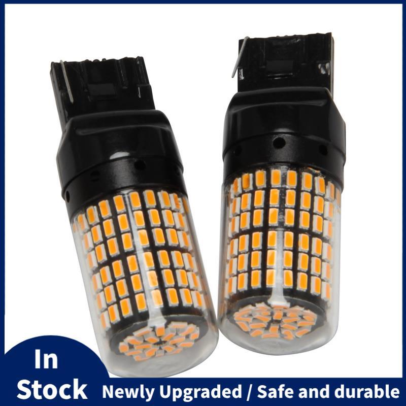 2 Chiếc Siêu Sáng Canbus T20 7440 W21W Wy21W 144-Smd Đèn Ngược Bật Tín Hiệu Lỗi Miễn Phí Không Có Fl